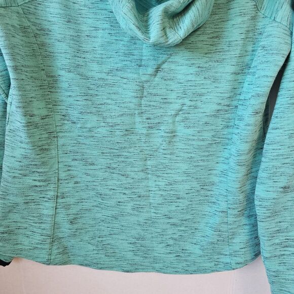 Tek Gear Green Pullover Long Sleeve Hood Sweatshirt Sz Med Athleisure Soft R564 - Picture 4 of 8